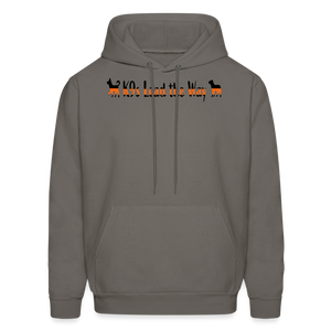 K9s Lead the Way - SAR - Men's Hoodie - asphalt gray