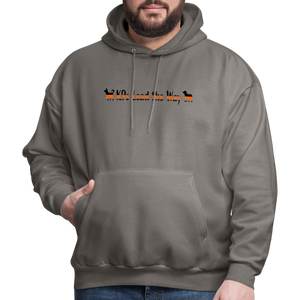 K9s Lead the Way - SAR - Men's Hoodie - asphalt gray