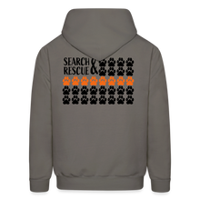 Load image into Gallery viewer, K9s Lead the Way - SAR - Men&#39;s Hoodie - asphalt gray
