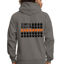 Load image into Gallery viewer, K9s Lead the Way - SAR - Men&#39;s Hoodie - asphalt gray
