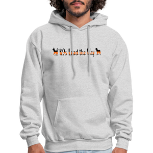 K9s Lead the Way - SAR - Men's Hoodie - ash 