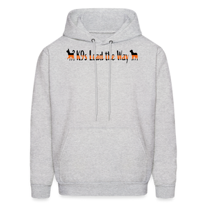 K9s Lead the Way - SAR - Men's Hoodie - ash 