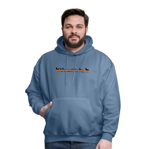 K9s Lead the Way - SAR - Men's Hoodie - denim blue