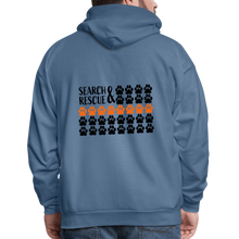 Load image into Gallery viewer, K9s Lead the Way - SAR - Men&#39;s Hoodie - denim blue
