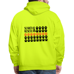 K9s Lead the Way - SAR - Men's Hoodie - safety green