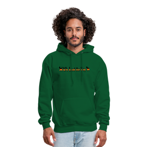 K9s Lead the Way - SAR - Men's Hoodie - forest green