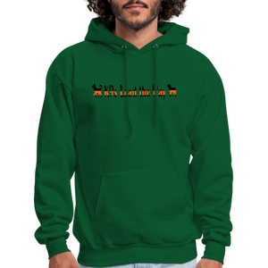 K9s Lead the Way - SAR - Men's Hoodie - forest green