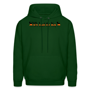 K9s Lead the Way - SAR - Men's Hoodie - forest green