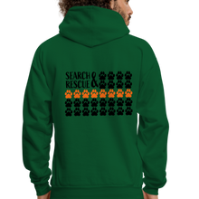 Load image into Gallery viewer, K9s Lead the Way - SAR - Men&#39;s Hoodie - forest green
