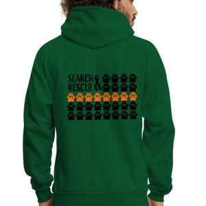 K9s Lead the Way - SAR - Men's Hoodie - forest green