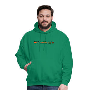 K9s Lead the Way - SAR - Men's Hoodie - kelly green