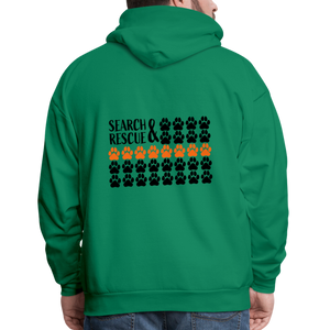 K9s Lead the Way - SAR - Men's Hoodie - kelly green