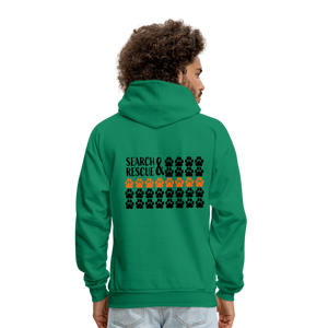 K9s Lead the Way - SAR - Men's Hoodie - kelly green