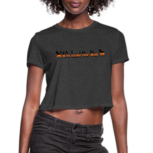 K9s Lead the Way - SAR - Women's Cropped T-Shirt - deep heather