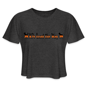 K9s Lead the Way - SAR - Women's Cropped T-Shirt - deep heather