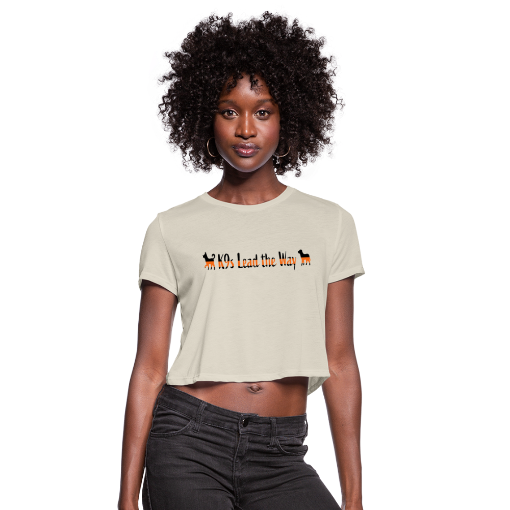 K9s Lead the Way - SAR - Women's Cropped T-Shirt - dust