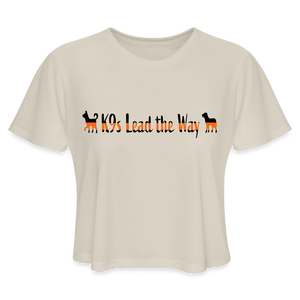 K9s Lead the Way - SAR - Women's Cropped T-Shirt - dust