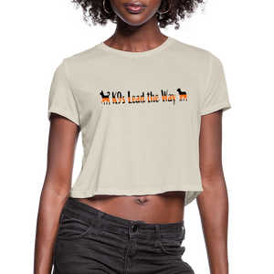 K9s Lead the Way - SAR - Women's Cropped T-Shirt - dust