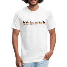 Load image into Gallery viewer, K9s Lead the Way - SAR - Fitted Cotton/Poly T-Shirt by Next Level - white
