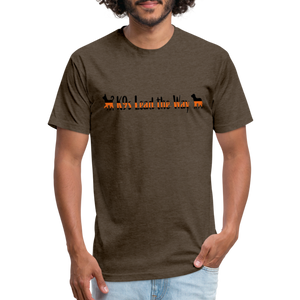 K9s Lead the Way - SAR - Fitted Cotton/Poly T-Shirt by Next Level - heather espresso