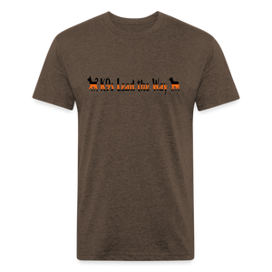 K9s Lead the Way - SAR - Fitted Cotton/Poly T-Shirt by Next Level - heather espresso