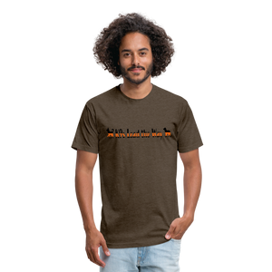 K9s Lead the Way - SAR - Fitted Cotton/Poly T-Shirt by Next Level - heather espresso