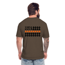 Load image into Gallery viewer, K9s Lead the Way - SAR - Fitted Cotton/Poly T-Shirt by Next Level - heather espresso
