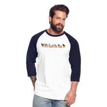 Load image into Gallery viewer, K9s Lead the Way - SAR - Baseball T-Shirt - white/navy

