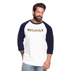 K9s Lead the Way - SAR - Baseball T-Shirt - white/navy