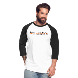 K9s Lead the Way - SAR - Baseball T-Shirt - white/black
