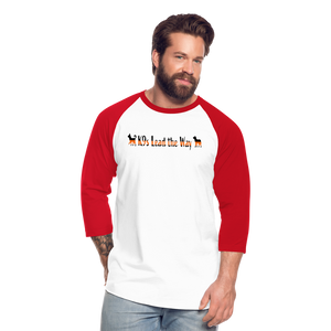 K9s Lead the Way - SAR - Baseball T-Shirt - white/red