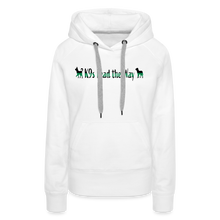 Load image into Gallery viewer, K9s Lead the Way - Military - Women’s Premium Hoodie - white
