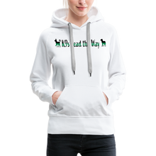 Load image into Gallery viewer, K9s Lead the Way - Military - Women’s Premium Hoodie - white
