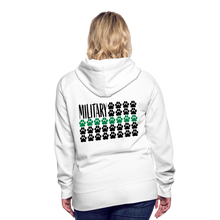 Load image into Gallery viewer, K9s Lead the Way - Military - Women’s Premium Hoodie - white
