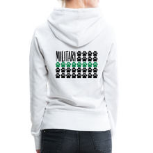 Load image into Gallery viewer, K9s Lead the Way - Military - Women’s Premium Hoodie - white
