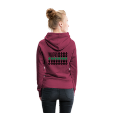 Load image into Gallery viewer, K9s Lead the Way - Military - Women’s Premium Hoodie - burgundy
