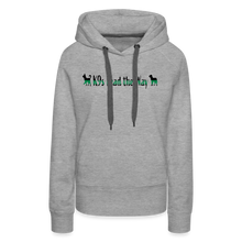 Load image into Gallery viewer, K9s Lead the Way - Military - Women’s Premium Hoodie - heather grey
