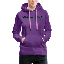 Load image into Gallery viewer, K9s Lead the Way - Military - Women’s Premium Hoodie - purple
