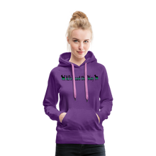 Load image into Gallery viewer, K9s Lead the Way - Military - Women’s Premium Hoodie - purple
