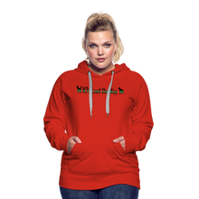 Load image into Gallery viewer, K9s Lead the Way - Military - Women’s Premium Hoodie - red
