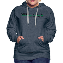 Load image into Gallery viewer, K9s Lead the Way - Military - Women’s Premium Hoodie - heather denim
