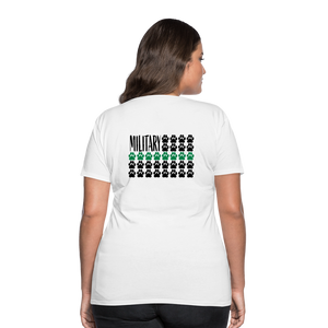 K9s Lead the Way - Military - Women’s Premium T-Shirt - white