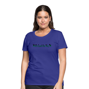 K9s Lead the Way - Military - Women’s Premium T-Shirt - royal blue