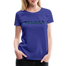 Load image into Gallery viewer, K9s Lead the Way - Military - Women’s Premium T-Shirt - royal blue
