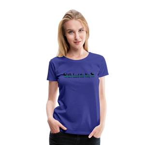 K9s Lead the Way - Military - Women’s Premium T-Shirt - royal blue