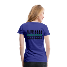 Load image into Gallery viewer, K9s Lead the Way - Military - Women’s Premium T-Shirt - royal blue
