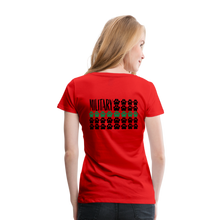 Load image into Gallery viewer, K9s Lead the Way - Military - Women’s Premium T-Shirt - red
