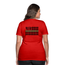 Load image into Gallery viewer, K9s Lead the Way - Military - Women’s Premium T-Shirt - red
