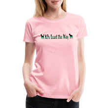 Load image into Gallery viewer, K9s Lead the Way - Military - Women’s Premium T-Shirt - pink
