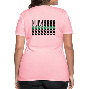 K9s Lead the Way - Military - Women’s Premium T-Shirt - pink